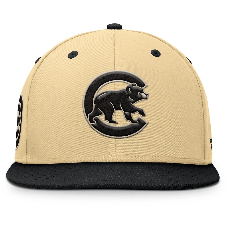 Casquette ajustable Fanatics kaki Chicago Cubs Duel pour homme