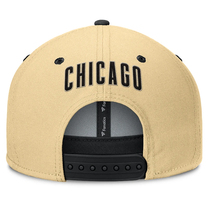Casquette ajustable Fanatics kaki Chicago Cubs Duel pour homme