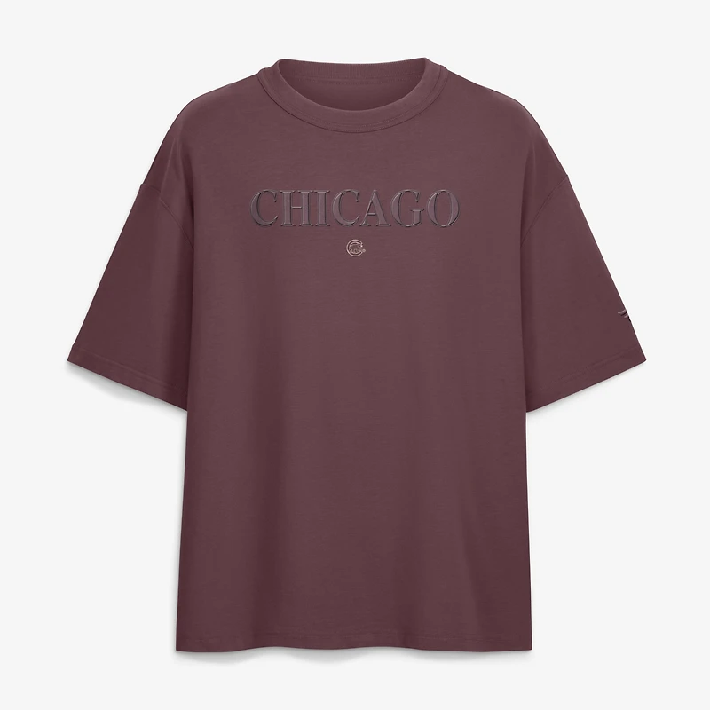 T-shirt Fanatics Elements bordeaux Chicago Cubs pour homme