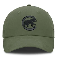 Men's Fanatics  Olive Chicago Cubs Pine Rider Adjustable Hat