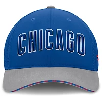 Casquette Fanatics Flex pour homme, bleu royal/gris, des Chicago Cubs