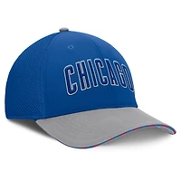 Casquette Fanatics Flex pour homme, bleu royal/gris, des Chicago Cubs