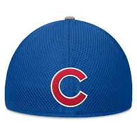 Casquette Fanatics Flex pour homme, bleu royal/gris, des Chicago Cubs