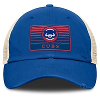 Men's Fanatics  Royal/Natural Chicago Cubs Cooperstown Collection Eastbound Mesh Adjustable Hat