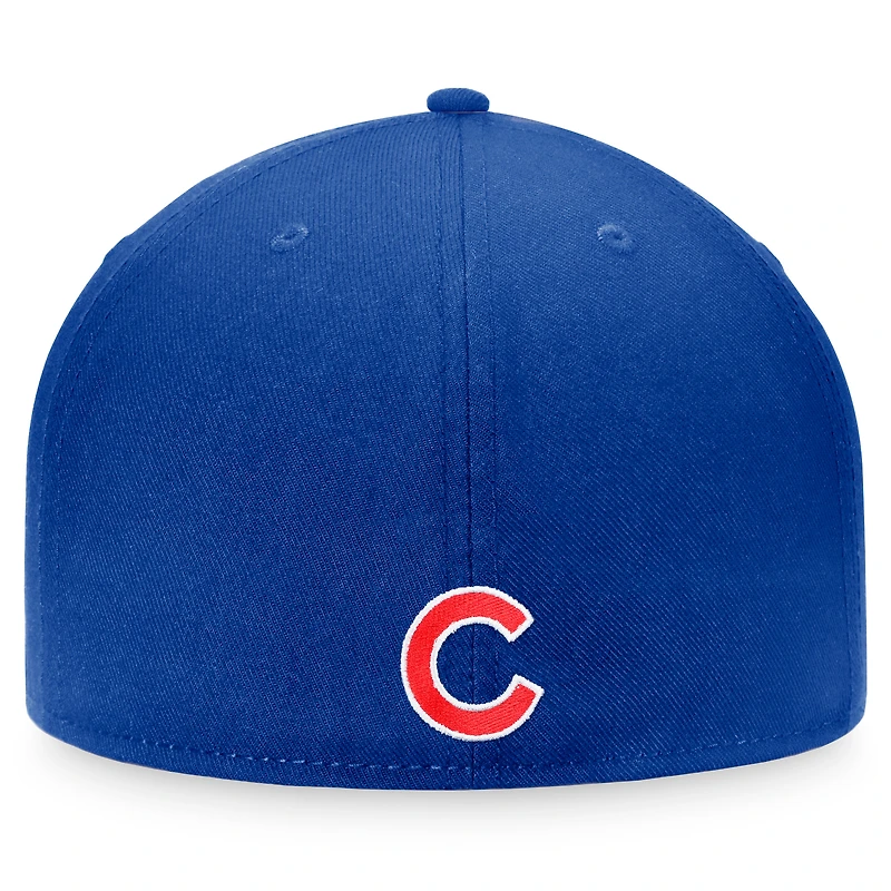 Men's Fanatics Royal/Red Chicago Cubs Fundamental Two-Tone Fitted Hat