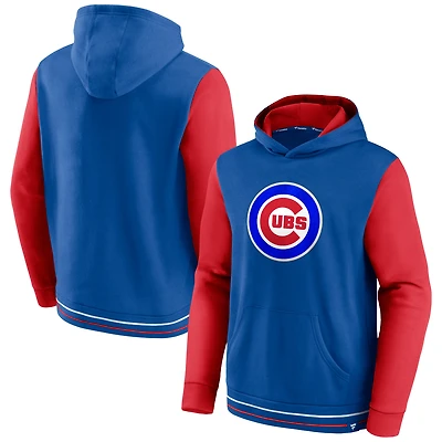 Chandail à capuchon Last Whistle des Chicago Cubs Fanatics Royal/Rouge pour hommes