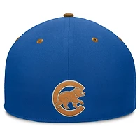 Men's Fanatics Royal/Tan Chicago Cubs Splinter Fitted Hat