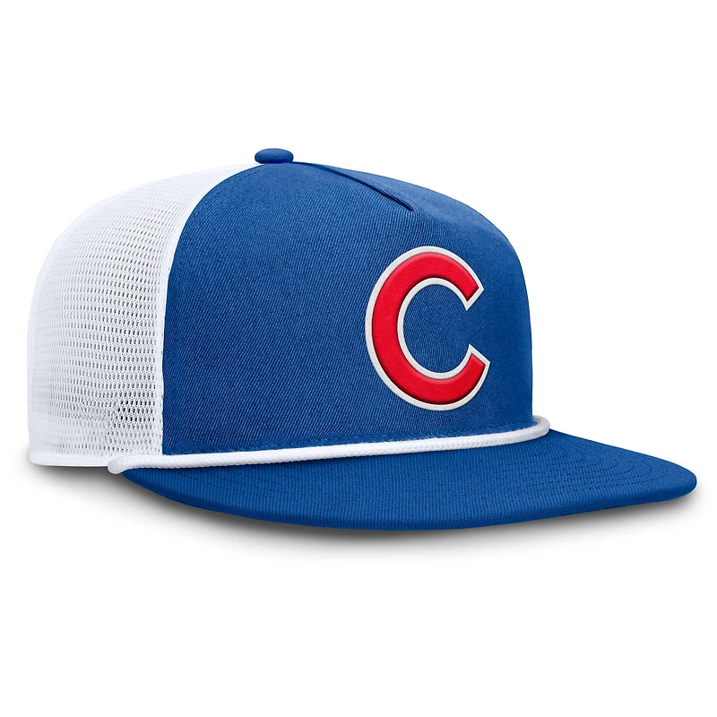Casquette Snapback Fanatics Royal/White Chicago Cubs Clubhouse Change Up pour homme