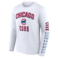 Men's Fanatics Royal/White Chicago Cubs Two-Pack Combo T-Shirt Set