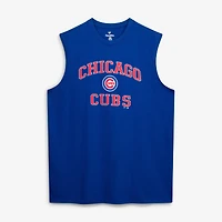 Men's Fanatics  Royal Chicago Cubs Big & Tall Heart Soul Muscle Tank Top