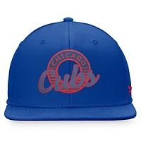 Men's Fanatics Royal Chicago Cubs Circle Script Snapback Hat