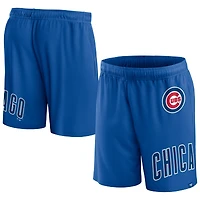 Men's Fanatics  Royal Chicago Cubs Clincher Mesh Shorts