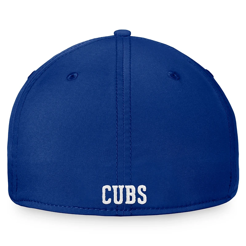 Casquette Cooperstown Core Flex Fanatics Royal Chicago Cubs pour hommes