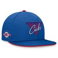 Casquette ajustée Fanatics Royal Chicago Cubs Fundamental Tri-Script pour hommes