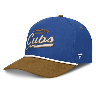 Men's Fanatics Royal Chicago Cubs Heritage Concourse A-Frame Adjustable Hat