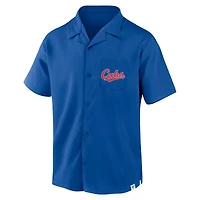 Chemise boutonnée Fanatics Royal Chicago Cubs Proven Winner Camp pour hommes