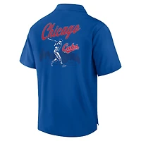 Chemise boutonnée Fanatics Royal Chicago Cubs Proven Winner Camp pour hommes
