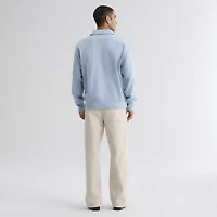 Men's Fanatics Sky Blue Chicago Cubs Iconic Terry Quarter-Zip Sweatshirt