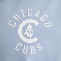 Men's Fanatics Sky Blue Chicago Cubs Iconic Terry Quarter-Zip Sweatshirt