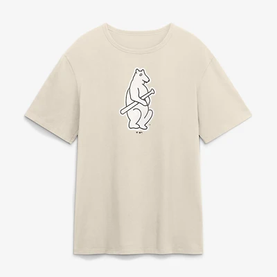 T-shirt Fanatics beige Chicago Cubs Alt Logo Legacy pour homme