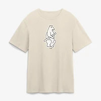 T-shirt Fanatics beige Chicago Cubs Alt Logo Legacy pour homme