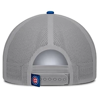 Men's Fanatics White/Royal Chicago Cubs Designated A-Frame Foam Front Trucker Adjustable Hat