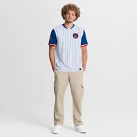 Chemise à rayures fines blanches et royales des Cubs de Chicago pour homme (Fanatics)