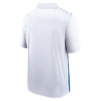 Polo de jeu Sandlot Fanatics pour hommes blanc/Royal Chicago Cubs