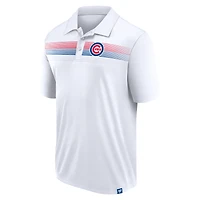 Polo blanc Interlock Victory For Us des Chicago Cubs Fanatics pour hommes