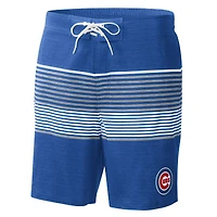 Men's G-III Sports by Carl Banks  Royal Chicago Cubs Coastline Volley Swim Shorts