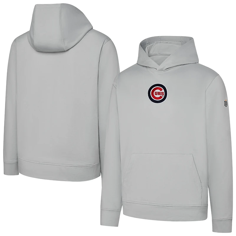 Sweat à capuche technique gris « Greatness Wins » pour homme, Chicago Cubs.