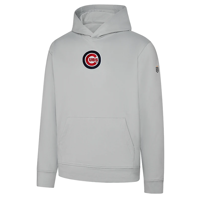 Sweat à capuche technique gris « Greatness Wins » pour homme, Chicago Cubs.