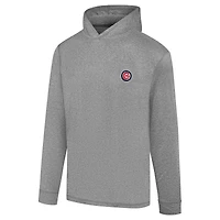 Men's Greatness Wins  Heather Gray Chicago Cubs Core Tech Lightweight Hoodie