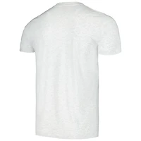 Men's Homage  Ash Chicago Cubs Bleacher Bums Hyper Local Tri-Blend T-Shirt