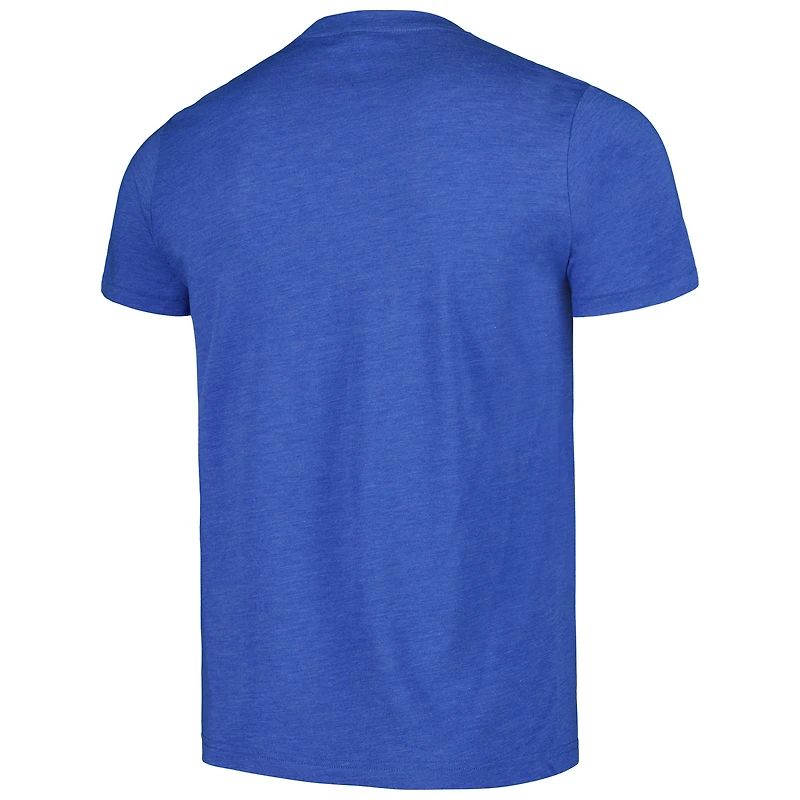 T-shirt à trois mélanges Hommage Royal Chicago Cubs Doodle Collection pour hommes The Friendly Confines