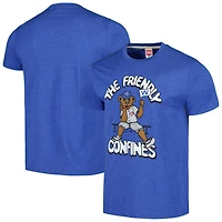 T-shirt à trois mélanges Hommage Royal Chicago Cubs Doodle Collection pour hommes The Friendly Confines