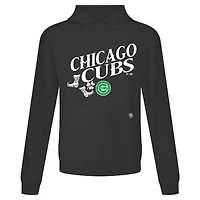 Sweat à capuche noir pour homme avec bottes relais de la Saint-Patrick Chicago Cubs Levelwear