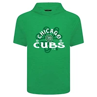 Men's Levelwear Green Chicago Cubs St. Patrick's Day Phase Shamrock Short Sleeve T-Shirt Hoodie