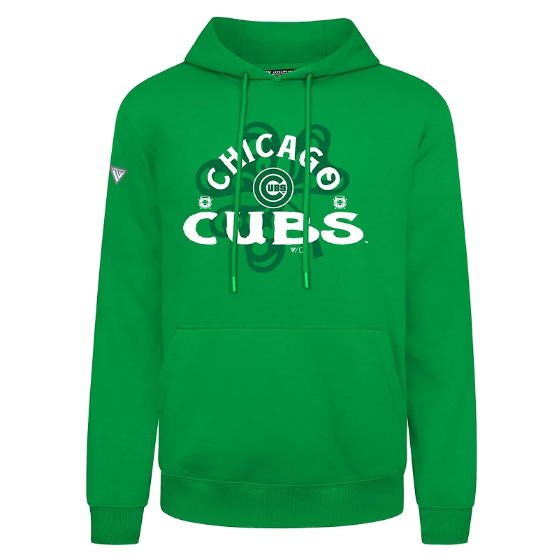 Sweat à capuche vert pour homme Chicago Cubs St. Patrick's Day Podium Shamrock