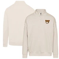 Sweat-shirt zippé Murray à quart de tour pour homme la collection Cooperstown des Chicago Cubs Levelwear en kaki