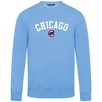 Sweat-shirt à capuche Levelwear bleu clair Chicago Cubs Zane Felt Arch pour homme