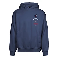 Sweat à capuche bleu marine Chicago Cubs City Connect Contact Baseline pour homme Levelwear