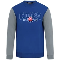 Men's Levelwear Royal Chicago Cubs Accolade Ultimate Textbook Pullover Sweatshirt