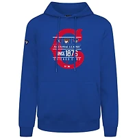 Sweat à capuche manches longues Levelwear Royal Chicago Cubs Cooperstown Collection pour homme, effet vieilli Podium Acumen