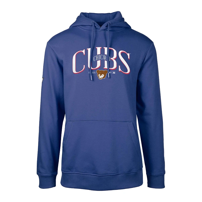 Sweat à capuche rétro pour homme Levelwear Royal Chicago Cubs Cooperstown Collection Podium