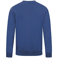 Men's Levelwear Royal Chicago Cubs Cooperstown Collection Zane Vintage Pullover Sweatshirt