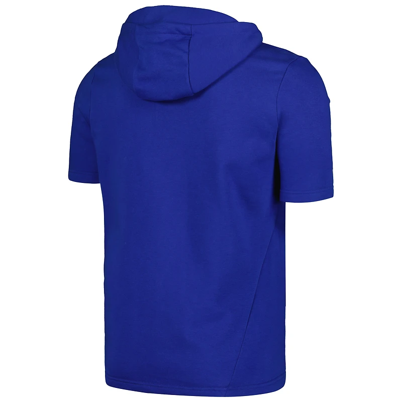 Men's Levelwear Royal Chicago Cubs Recruit Short Sleeve Full-Zip Hoodie
