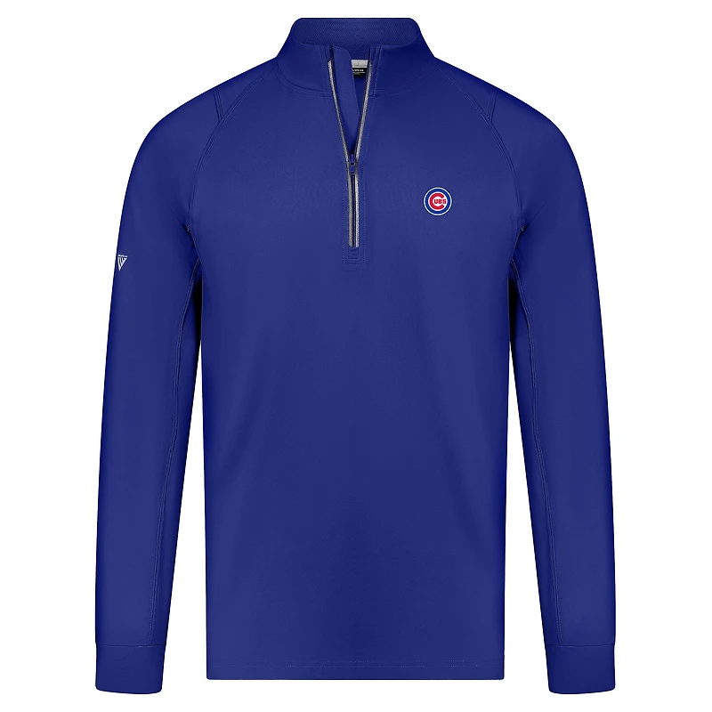 Men's Levelwear Royal Chicago Cubs Theory Insignia 2.0 Quarter-Zip Pullover Top