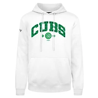 Sweat à capuche carreaux Podium de la Saint-Patrick des Chicago Cubs pour homme Levelwear blanc