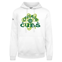 Sweat à capuche blanc pour homme Chicago Cubs St. Patrick's Day Podium Shamrock